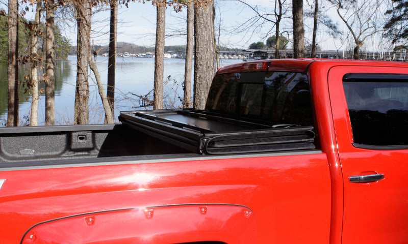 Lund Ford Maverick (4.5ft Bed) Hard Fold Tonneau Cover - Black