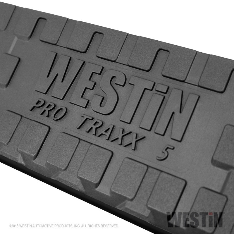 Westin Chevrolet Silverado Double Cab PRO TRAXX 5 W2W Oval Nerf Step Bars - Stainless Steel