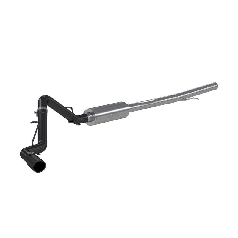 MBRP Chevrolet/GMC 1500 Silverado/Sierra 4.3L & 5.3L 3 in Cat Back, Single Side (Black Coated)