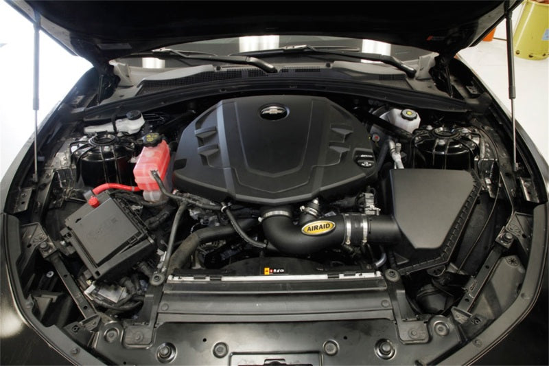 Airaid 16+ Chevrolet Camaro 3.6L V6 F/I Airaid Jr Intake Kit - Dry / Red Media