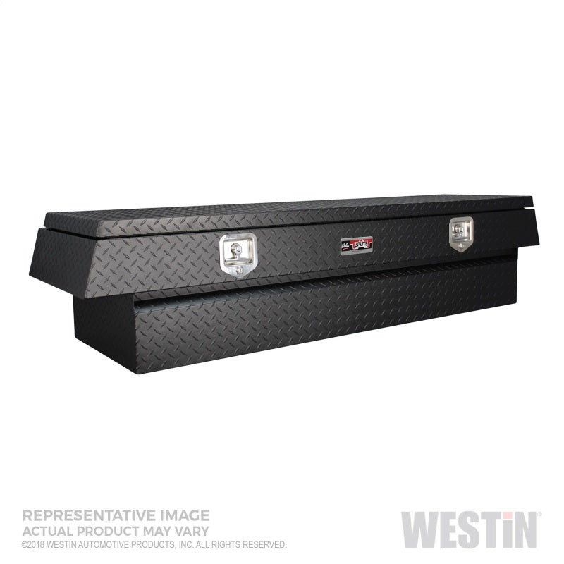 Westin/Brute High Cap 72in Stake Bed Contractor TopSider w/ Base Drawers - Textured Black