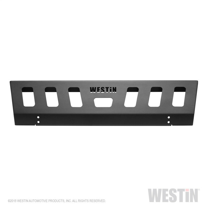 Westin 18+ Jeep Wrangler JL Front Bumper Skid Plate - Textured Black