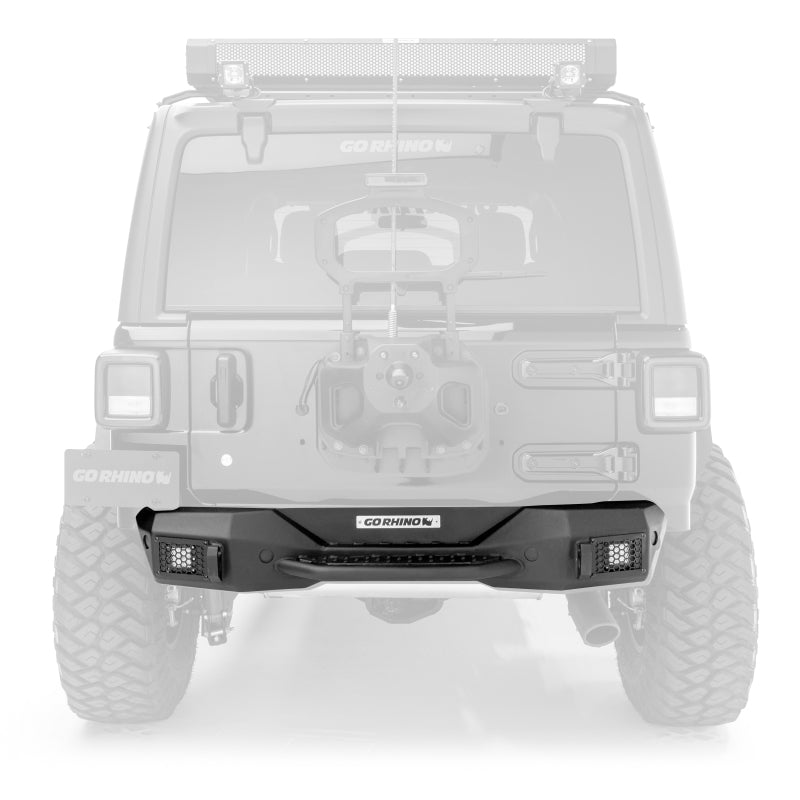 Go Rhino Jeep Wrangler JL/JLU Rockline Rear Stubby Bumper