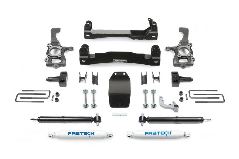 Fabtech 15+ Ford F150 2WD 4in Basic Sys w/Rr Perf Shks