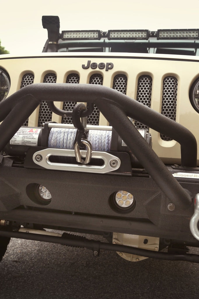Rugged Ridge Jeep Wrangler JK 3.5in Round / 3in Cube LED Light Mount Brackets