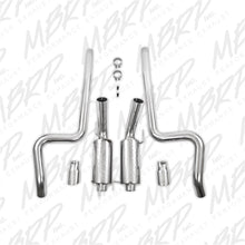 Load image into Gallery viewer, MBRP Ford Shelby GT500 / GT Dual Split Rear Street Version 4in Tips T409 Exhaust System