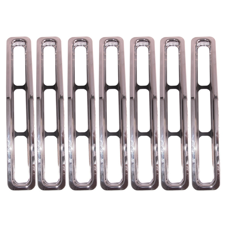 Rugged Ridge Grille Inserts Chrome Jeep Wrangler YJ