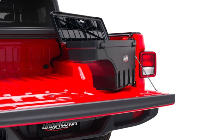 UnderCover Jeep Gladiator Passengers Side Swing Case - Black Smooth