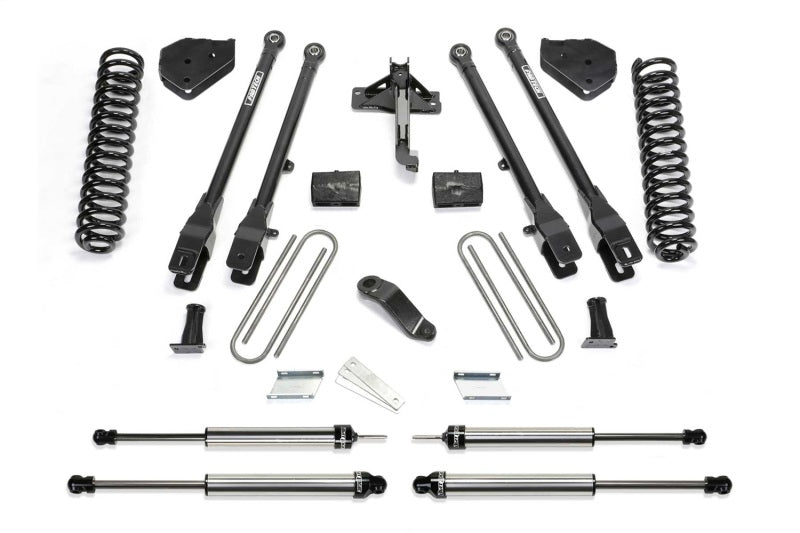 Fabtech 19+ Ford F450/550 4WD Diesel 6in 4Link Sys w/Coils & Dl Shks