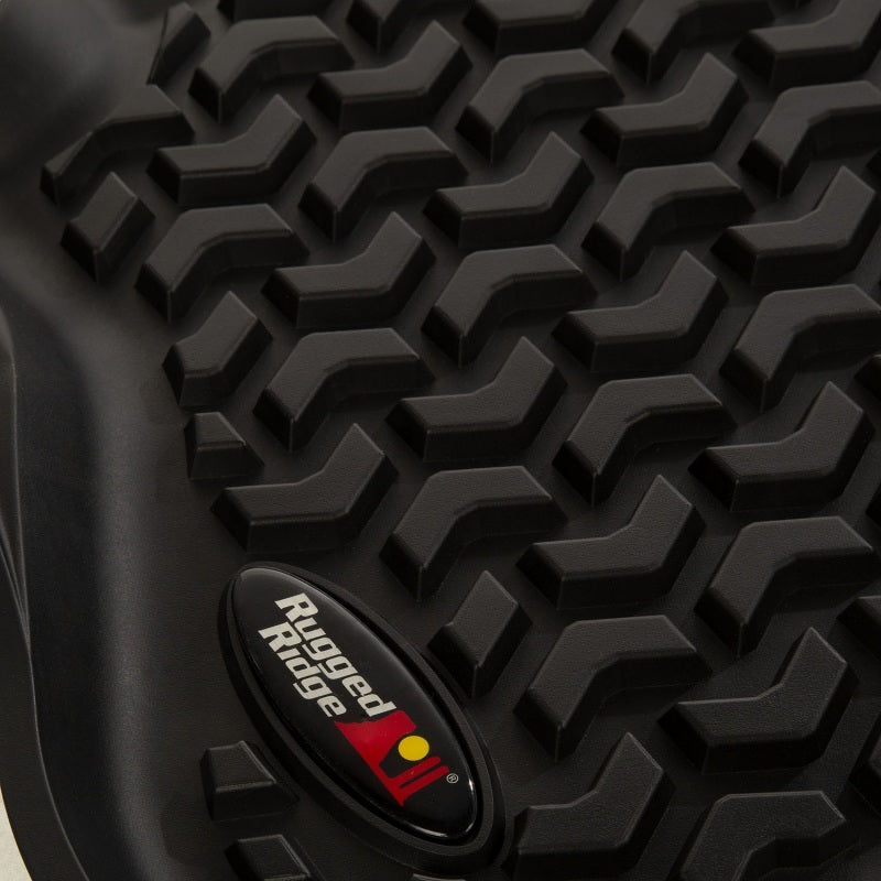 Rugged Ridge Floor Liner Rear Black Jeep Wrangler JL 4 Dr