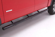 Load image into Gallery viewer, Lund Ford F-250 Super Duty Crewcab 4in. Oval Straight Steel Nerf Bars - Black