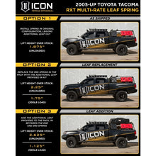 Load image into Gallery viewer, ICON 05-21 Toyota Tacoma 0-3.5in/16-21 Toyota Tacoma 0-2.75in Stg 10 Suspension System w/Tubular Uca
