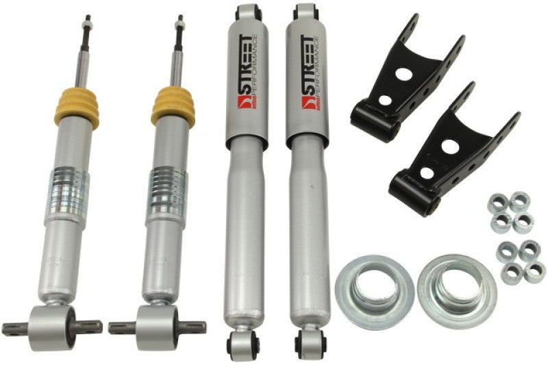 Belltech Silver/Sierra All Cabs 2wd 1 or -2in. F/2 or 3in. R Drop W/ SP Shocks Lowering Kits