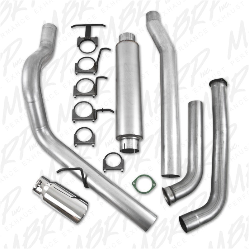 MBRP Ford F-250/350 6.0L EC/CC Turbo Back Single Side (Stock Cat)