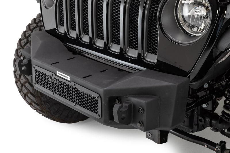 Go Rhino Jeep Wrangler JL/JLU/JK/JKU/Gladiator JT Rockline Front Stubby Bumper