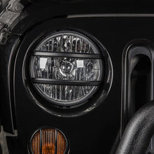Load image into Gallery viewer, Rugged Ridge Jeep Wrangler JK Black Elite Pivotal Headlight Euro Guard