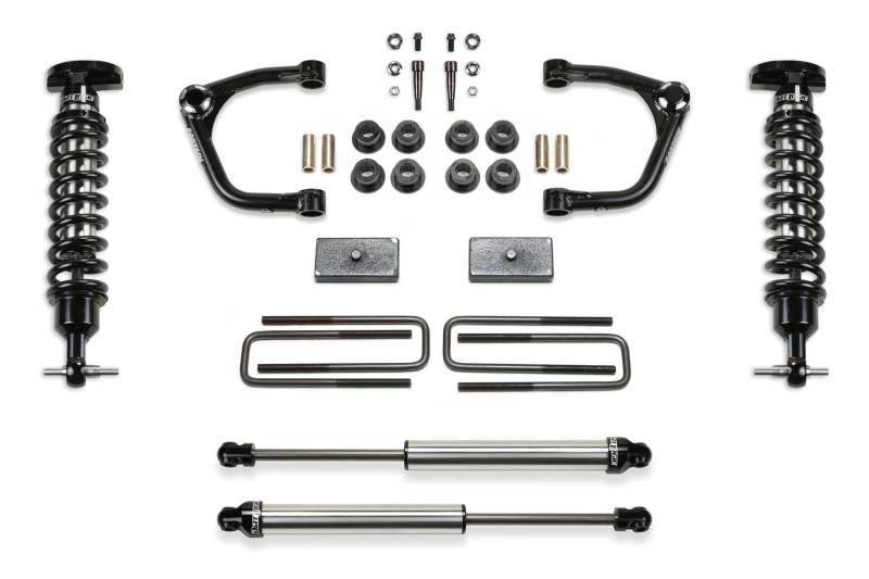 Fabtech 19+ GM C/K1500 P/U Diesel 3in Uniball UCA Sys w/Dl 2.5 & 2.25