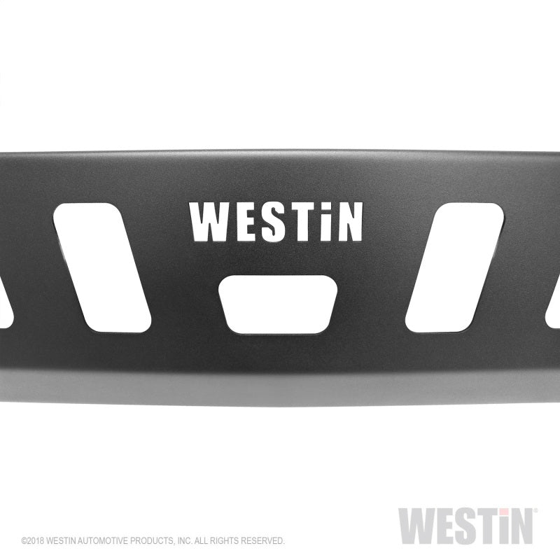 Westin 18+ Jeep Wrangler JL Front Bumper Skid Plate - Textured Black