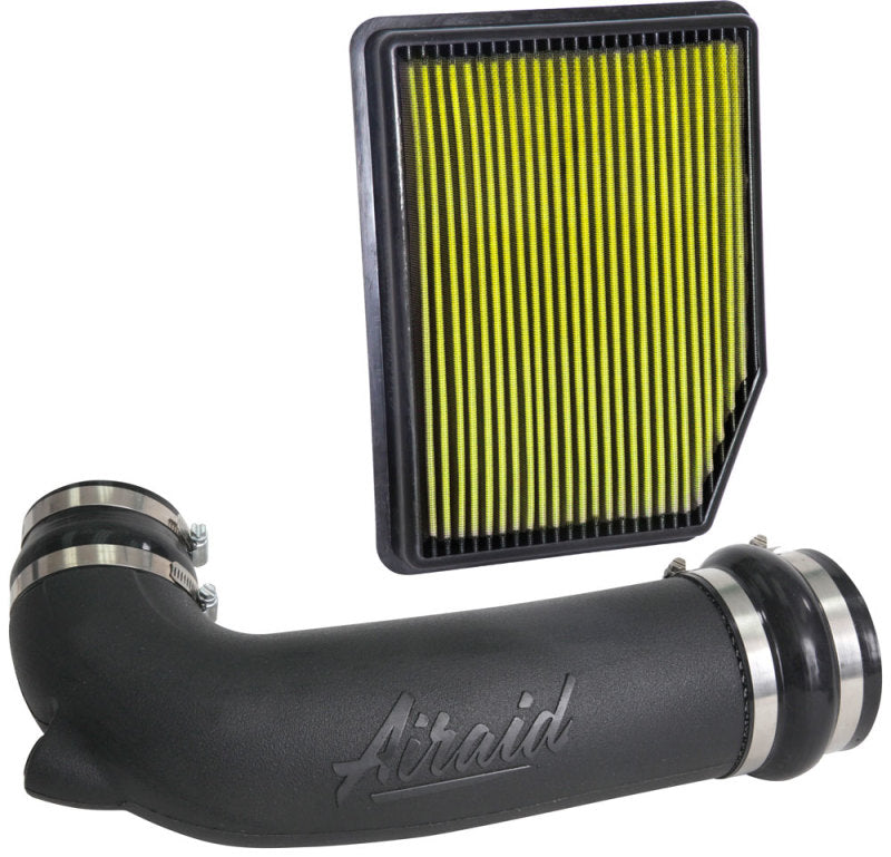 Airaid 19+ Chevrolet Silverado 1500 V6-4.3L Jr Intake Kit - Oiled / Yellow Media