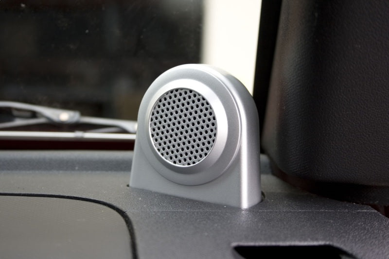 Rugged Ridge Jeep Wrangler JK Silver Tweeter Speaker Enclosures