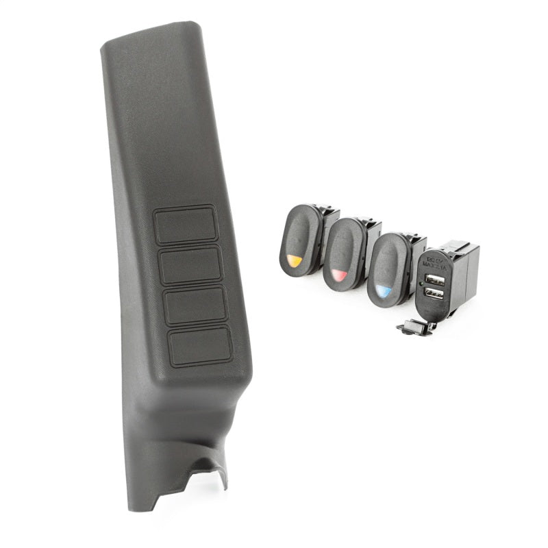Rugged Ridge A-Pillar Pod Kit 3 Switch USB JK/JKU