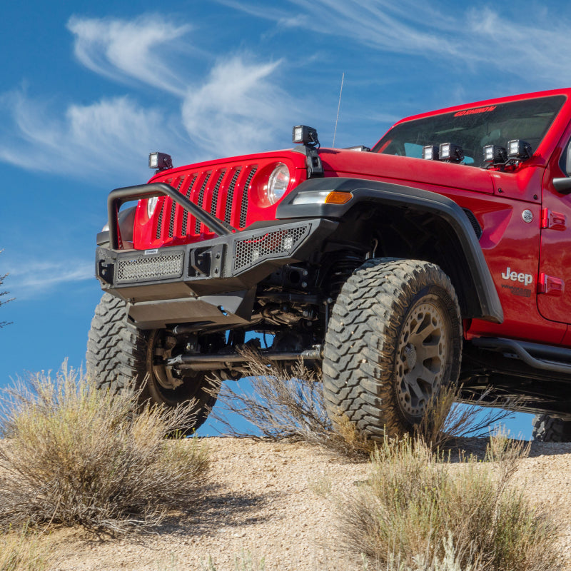 Go Rhino Jeep Wrangler JL/JLU Rockline Front Bumper Skid Plate