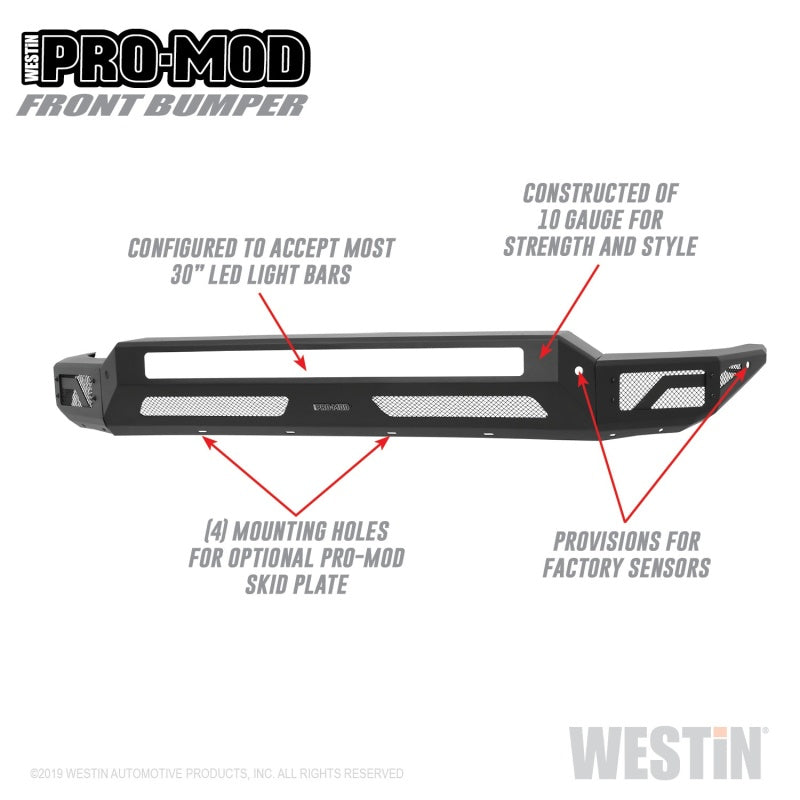 Westin Chevrolet Silverado 2500/3500 Pro-Mod Front Bumper