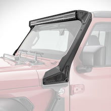 Load image into Gallery viewer, Go Rhino Jeep Wrangler JL/JLU/Gladiator JT XE Windshield Light Bar Mount - 50in Single Row