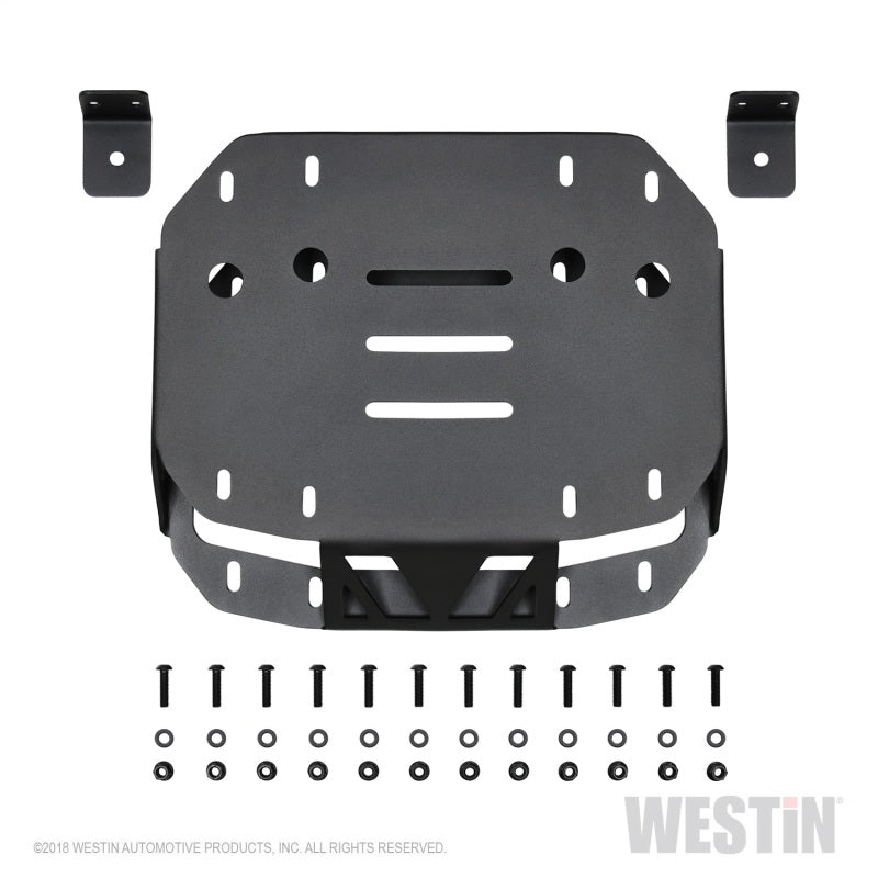 Westin 18+ Jeep Wrangler JL WJ2 Spare Tire Relocator - Textured Black