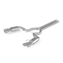 Load image into Gallery viewer, MBRP Ford Mustang GT 5.0 3in Dual Split Rear Cat Back w/ Quad 4.0in Dual Wall Tips- T304