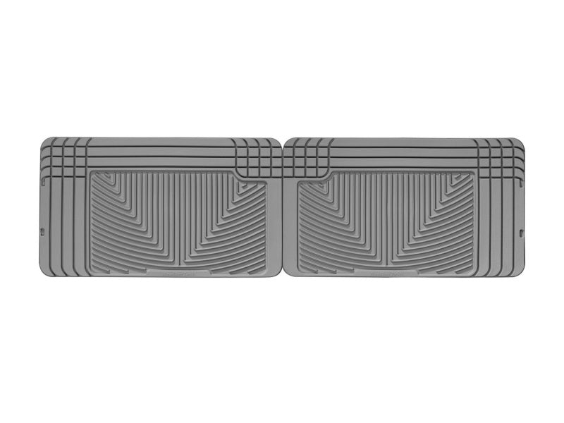 WeatherTech GMC Rally Van Rear Rubber Mats - Grey