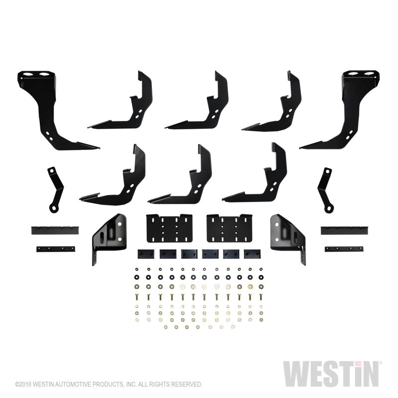 Westin Chevrolet Silverado/Sierra 1500 Crew Cab (5.5ft) R5 Modular Nerf Step Bars - SS