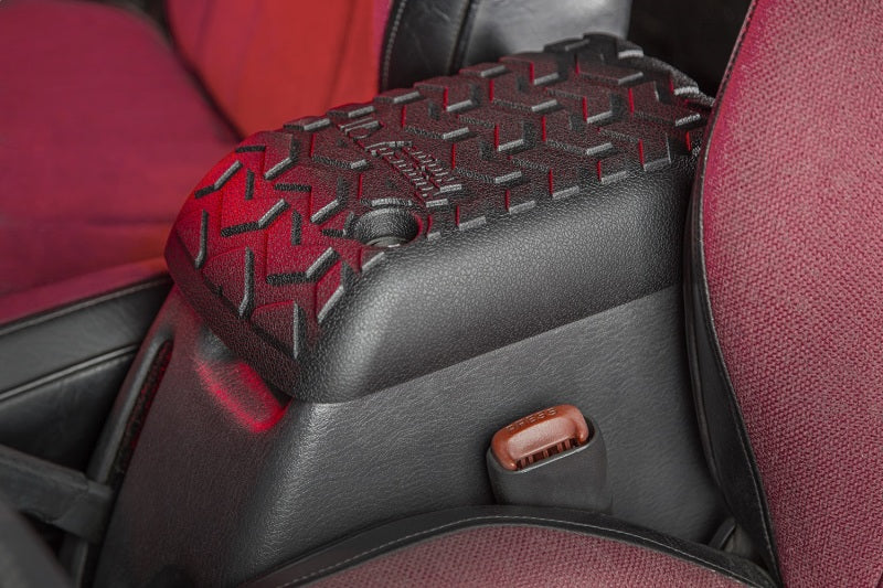 Rugged Ridge Center Console Cover Black Jeep Wrangler TJ