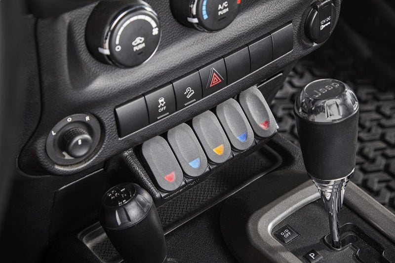 Rugged Ridge Lower Console Switch Panel Jeep Wrangler JK/JKU