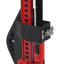 Load image into Gallery viewer, Go Rhino Jeep Wrangler JL/JLU/JT Front Fender Jack Mount for Hi-Lift Jack - Tex. Blk