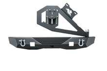 Load image into Gallery viewer, Rugged Ridge Jeep Wrangler (JK/JKU) XOR Rear Bumper w/Swing Out Tire Carrier - Tex. Blk