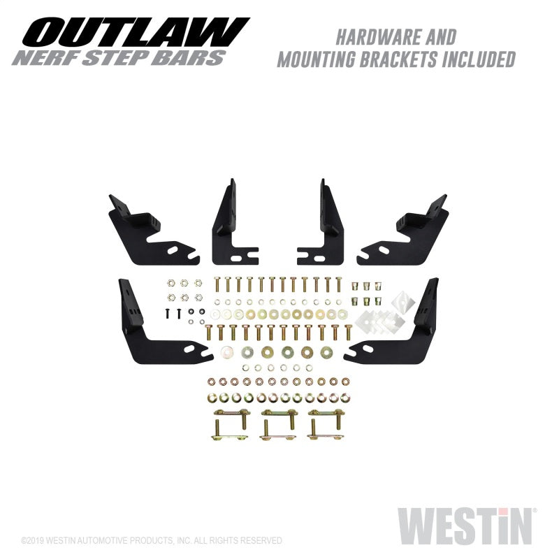 Westin 09+ Dodge RAM 1500 Crew Cab Outlaw Nerf Step Bars