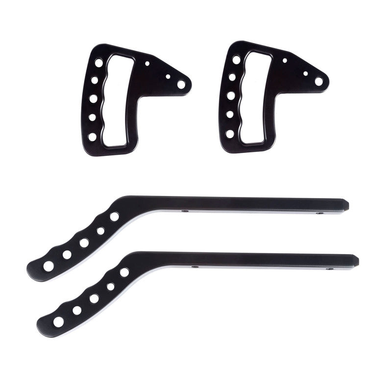 Rugged Ridge Aluminum Grab Handles F/R Kit Black Jeep Wrangler JK/JKU
