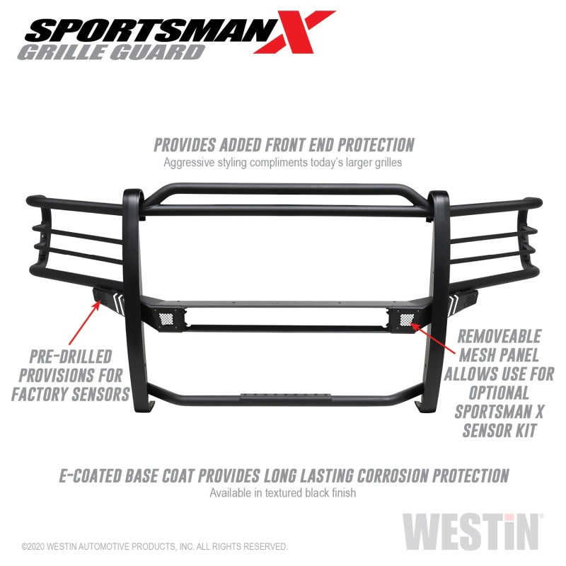 Westin 19+ Ram 2500/3500 Sportsman X Grille Guard - Textured Black
