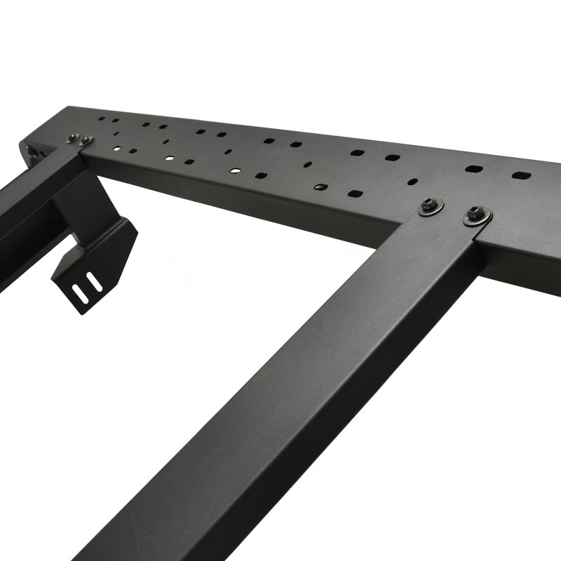 Westin 05+ Toyota Tacoma 6ft Bed Overland Cargo Rack - Textured Black