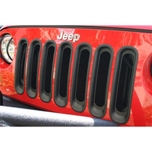 Load image into Gallery viewer, Rugged Ridge Grille Inserts Black Jeep Wrangler