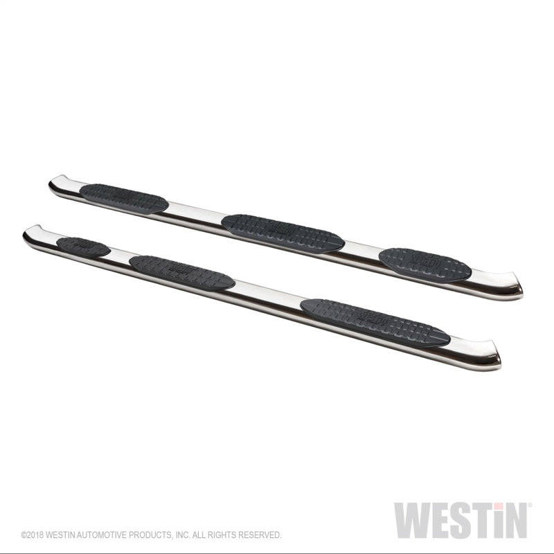 Westin 19+ Ram 1500 Quad Cab w/ 6.5ft Bed PRO TRAXX 5 W2W Oval Nerf Step Bars - Stainless Steel