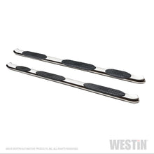 Load image into Gallery viewer, Westin 19+ Ram 1500 Quad Cab w/ 6.5ft Bed PRO TRAXX 5 W2W Oval Nerf Step Bars - Stainless Steel