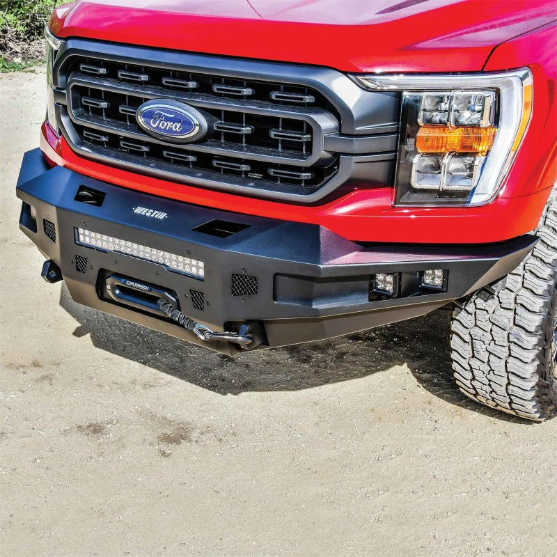 Westin Ford F-150 (Excl. 2022+ Lightning EV) Pro-Series Front Bumper - Tex. Blk
