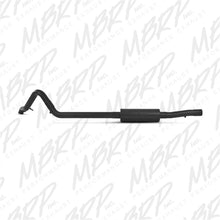 Load image into Gallery viewer, MBRP Jeep Wrangler/Rubicon 3.6L V6 Cat Back Single Rear Exit Off-Road Black Exhaust
