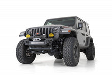 Load image into Gallery viewer, Gray Jeep JL equipped with Addictive Desert Designs front bumper and sway bar skid plate