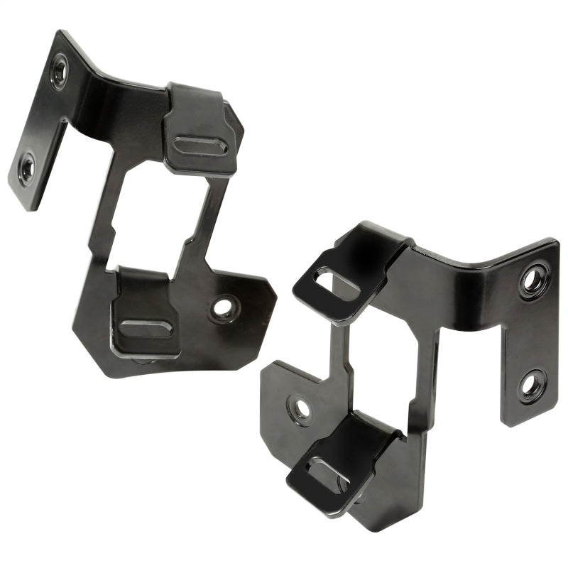 Rugged Ridge Jeep Wrangler JK Semi-Gloss Black A Pillar Light Mount