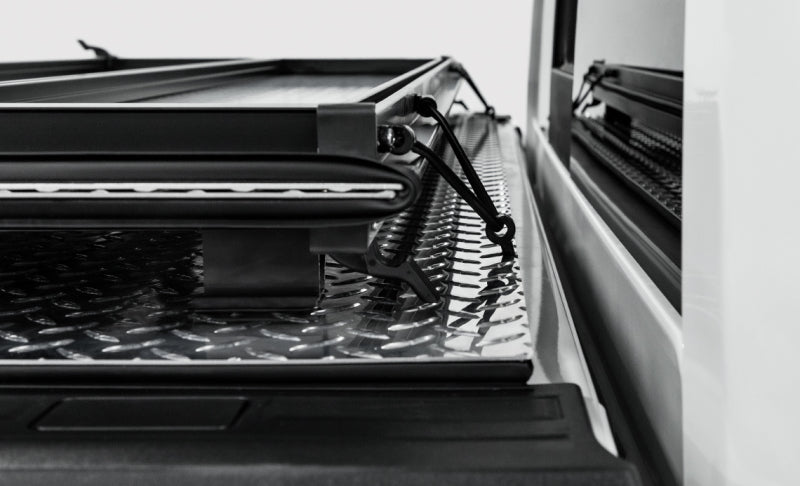 Access LOMAX Tri-Fold Cover Black Urethane Finish 2020+ Jeep Gladiator - 5ft Bed