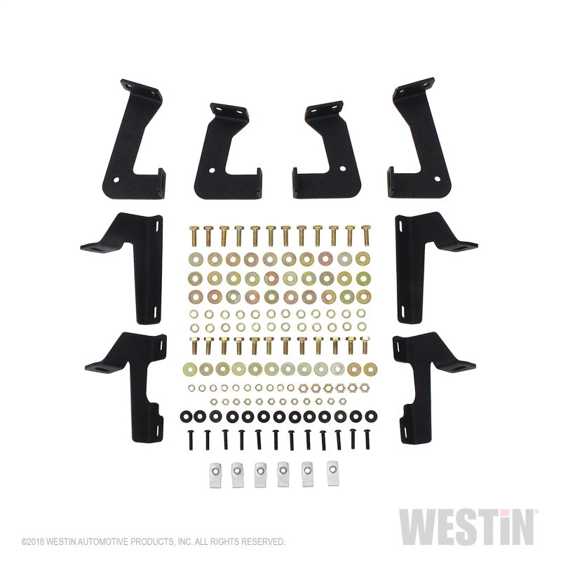 Westin 07+ Jeep Wrangler JK 2dr. HDX Stainless Drop Nerf Step Bars - Tex. Blk
