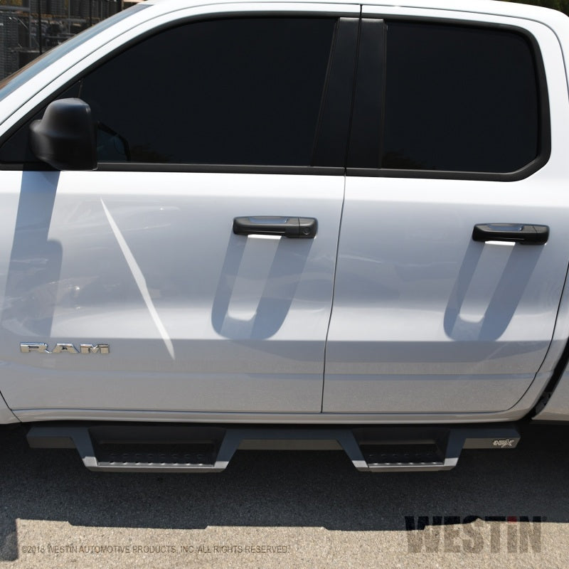 Westin Ram 1500 Quad Cab Drop Nerf Step Bars - Textured Black